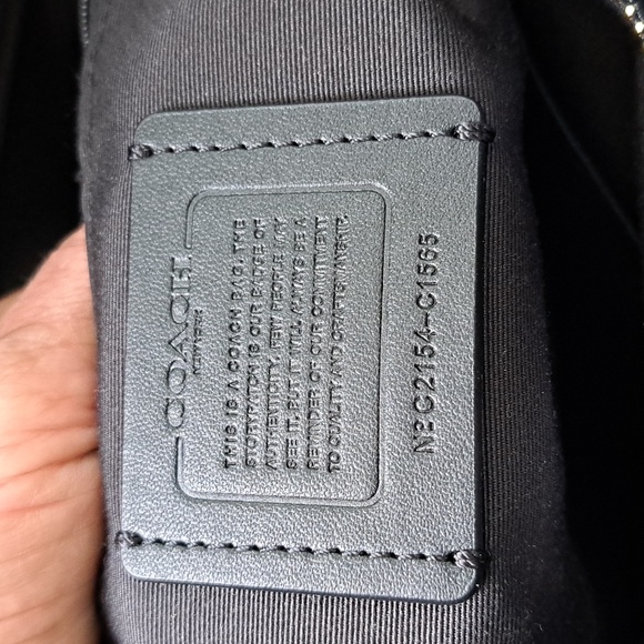 COACH Marlie C1565 Leather Shoulder Bag w Gold Chains Excellent Condition - Picture 9 of 11